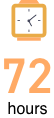 商品の故障は72時間以内で対応