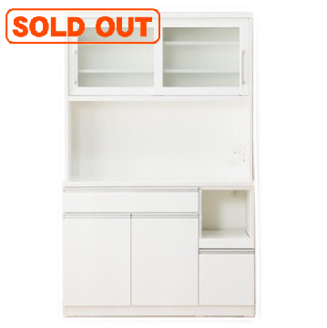 キッチンボード(巾120)ホワイト　レンタル(大型商品)